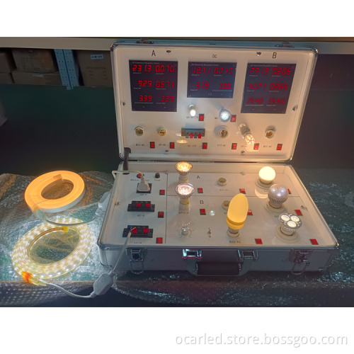 Portable LED Light Suitcase Test Kit: LED Bulb Test Lighting Machine